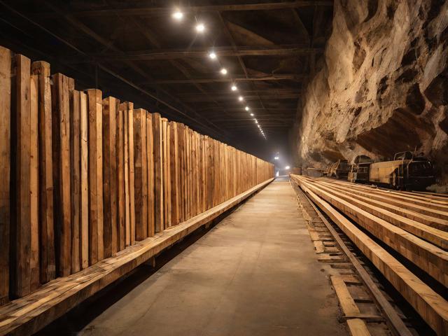 矿用木材,矿用木材实际照片