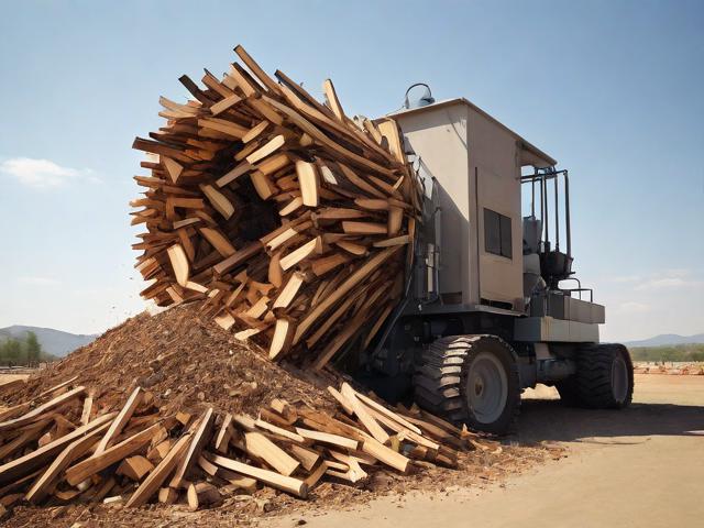 大型木材粉碎机视频，大型木材粉碎机视频教程