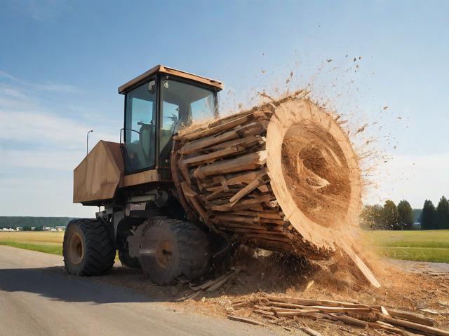 德国最牛木材粉碎机,德国大型粉碎机粉碎木头机器价格