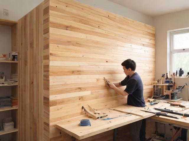 原木护墙体板木材,原木护墙板安装教学视频