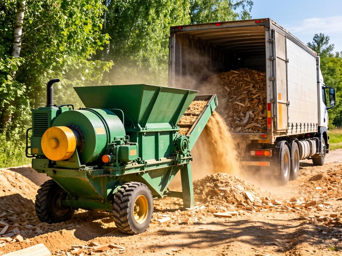 卧式木材粉碎机，卧式木材粉碎机视频