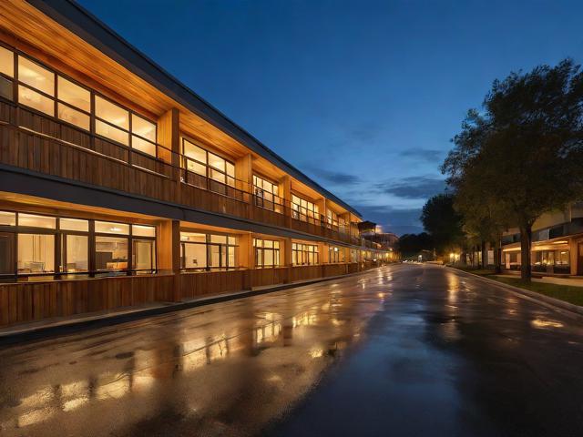 附近木材公司宿舍，木材厂附近的宾馆