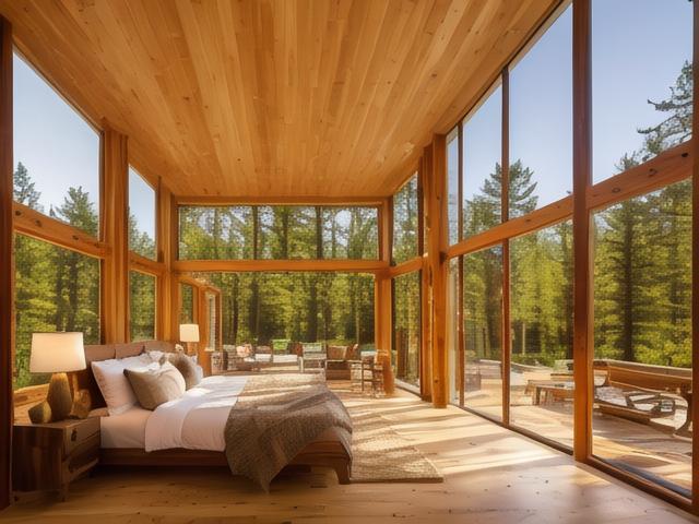 木屋别墅用什么木材，木屋别墅室内装修